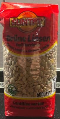 Grüne Linsen getrocknet
