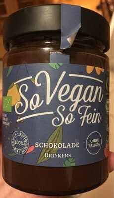 So Vegan So Fein Schokolade, 270 GR Glas