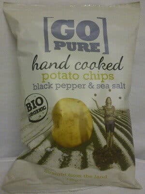 Kartoffelchips mit schwarzem Pfeffer & Meersalz