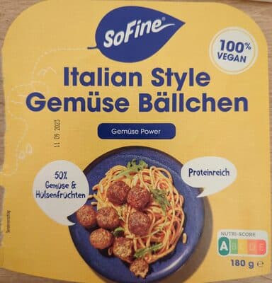 Italian Style Gemüse Bällchen