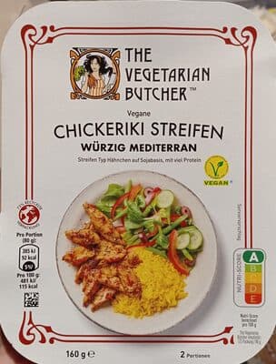 Vegane chickeriki Streifen