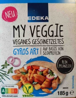 Veganes Geschnetzeltes Gyros Art