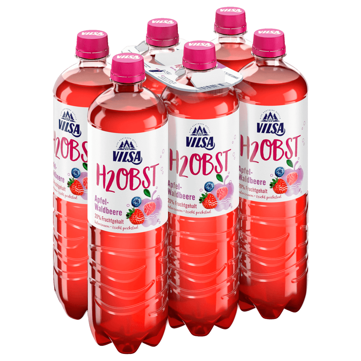 H2Obst Apfel/Waldbeere 6x0,75l