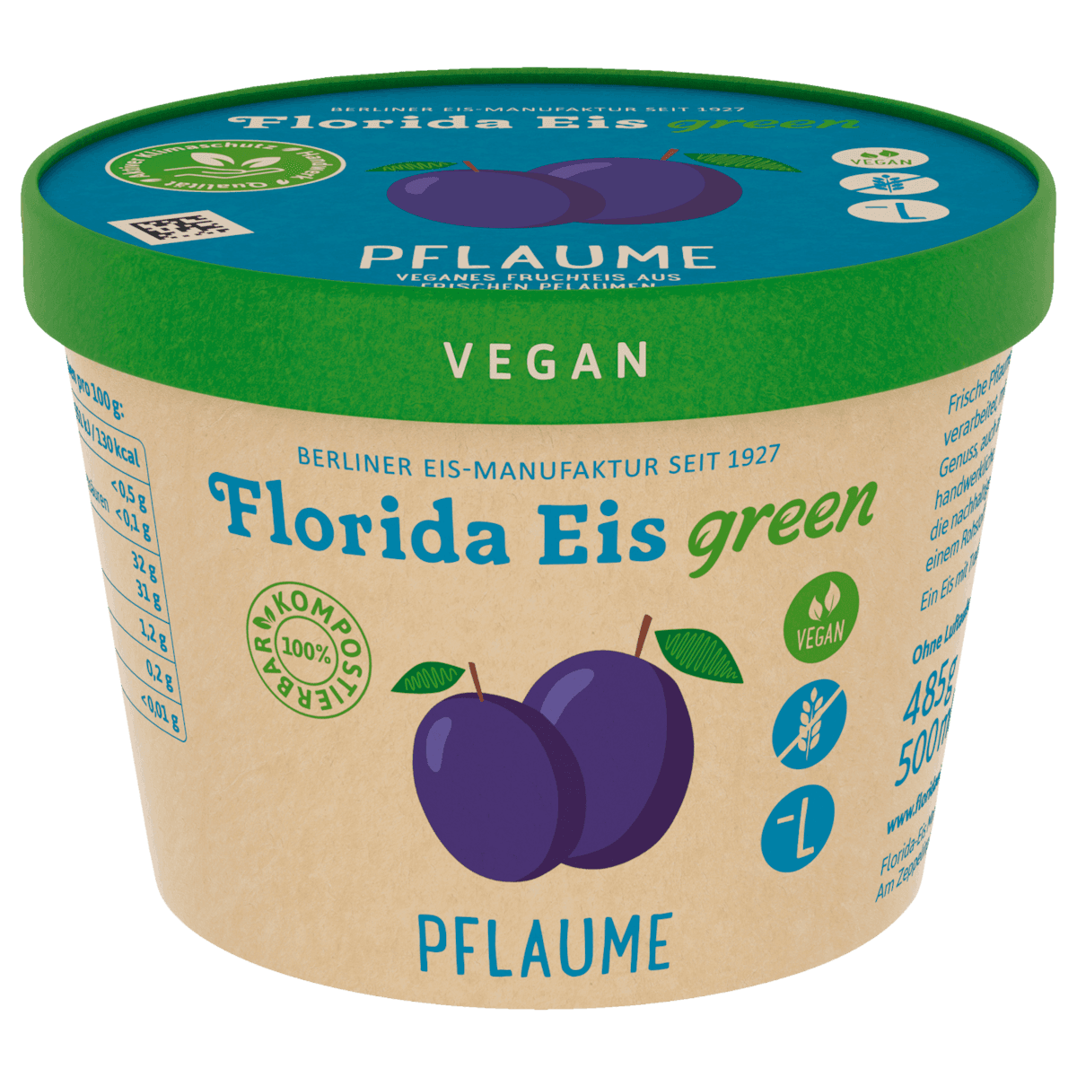 Pflaume vegan 500ml