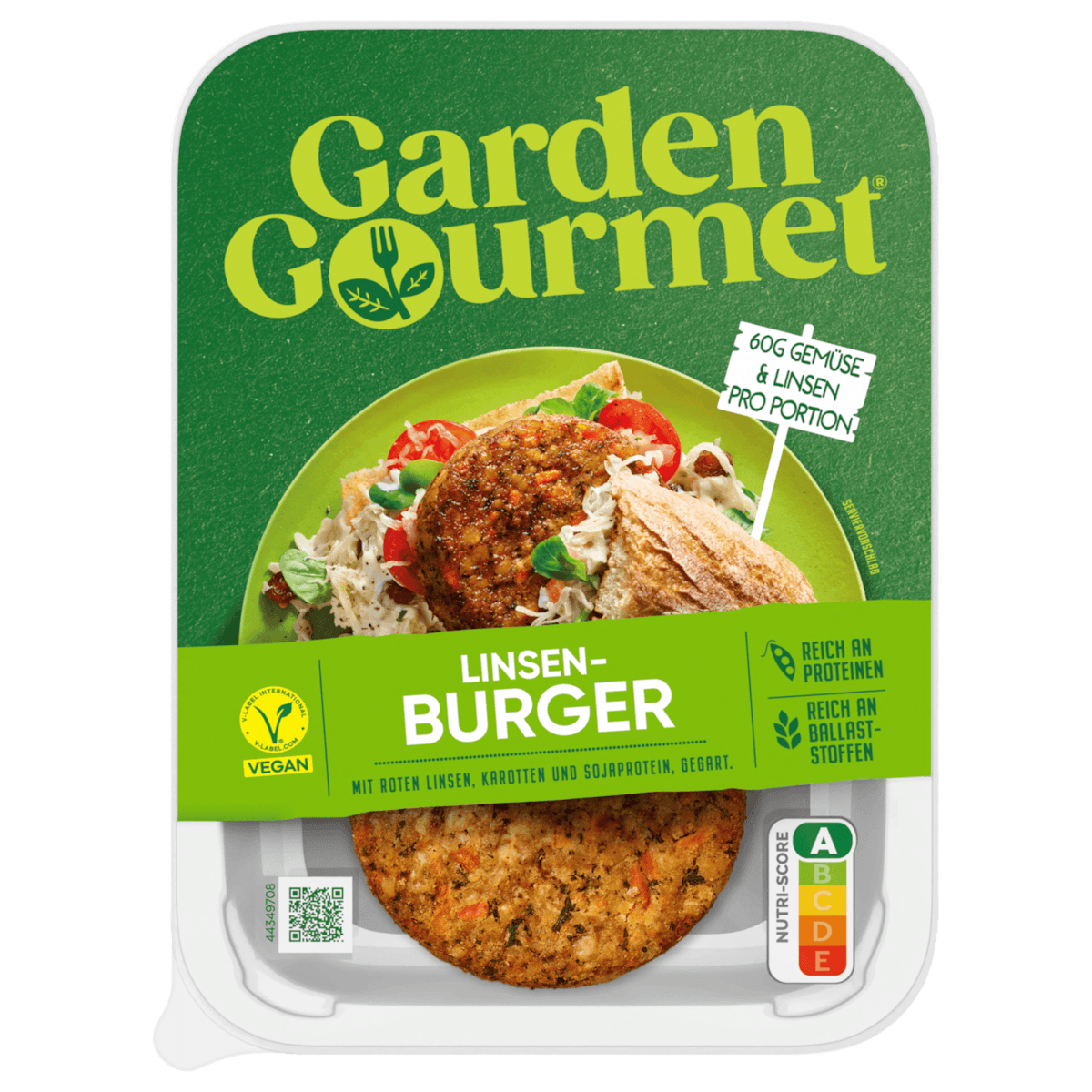 Vegane Linsenburger 160g