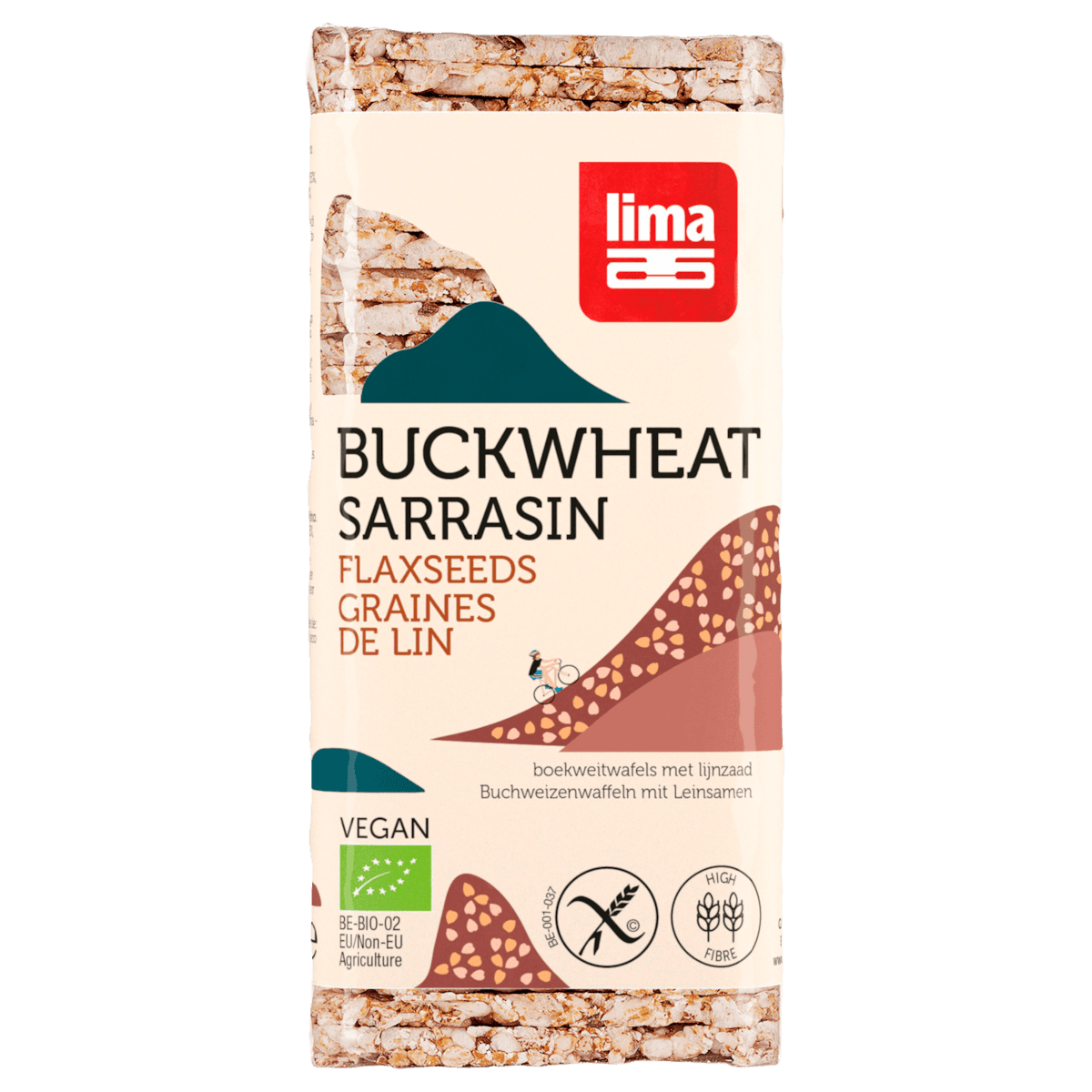 Bio Buchweizenwaffeln mit Leinsamen vegan 130g