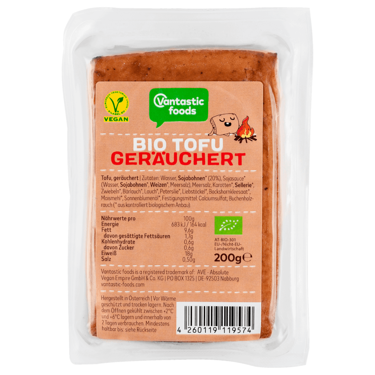 Bio Tofu geräuchert vegan 200g