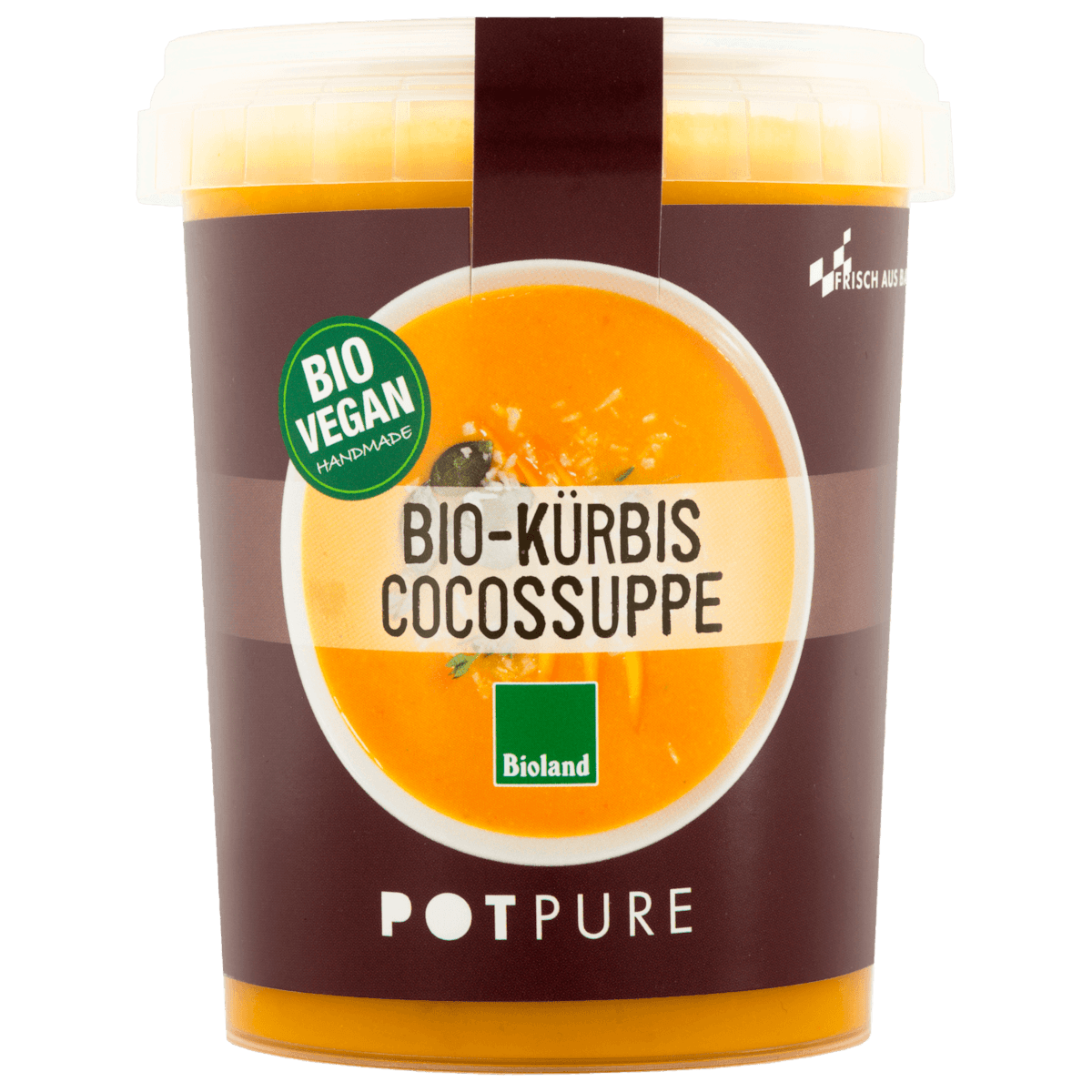 Bio Kürbis Cocossuppe vegan 450g