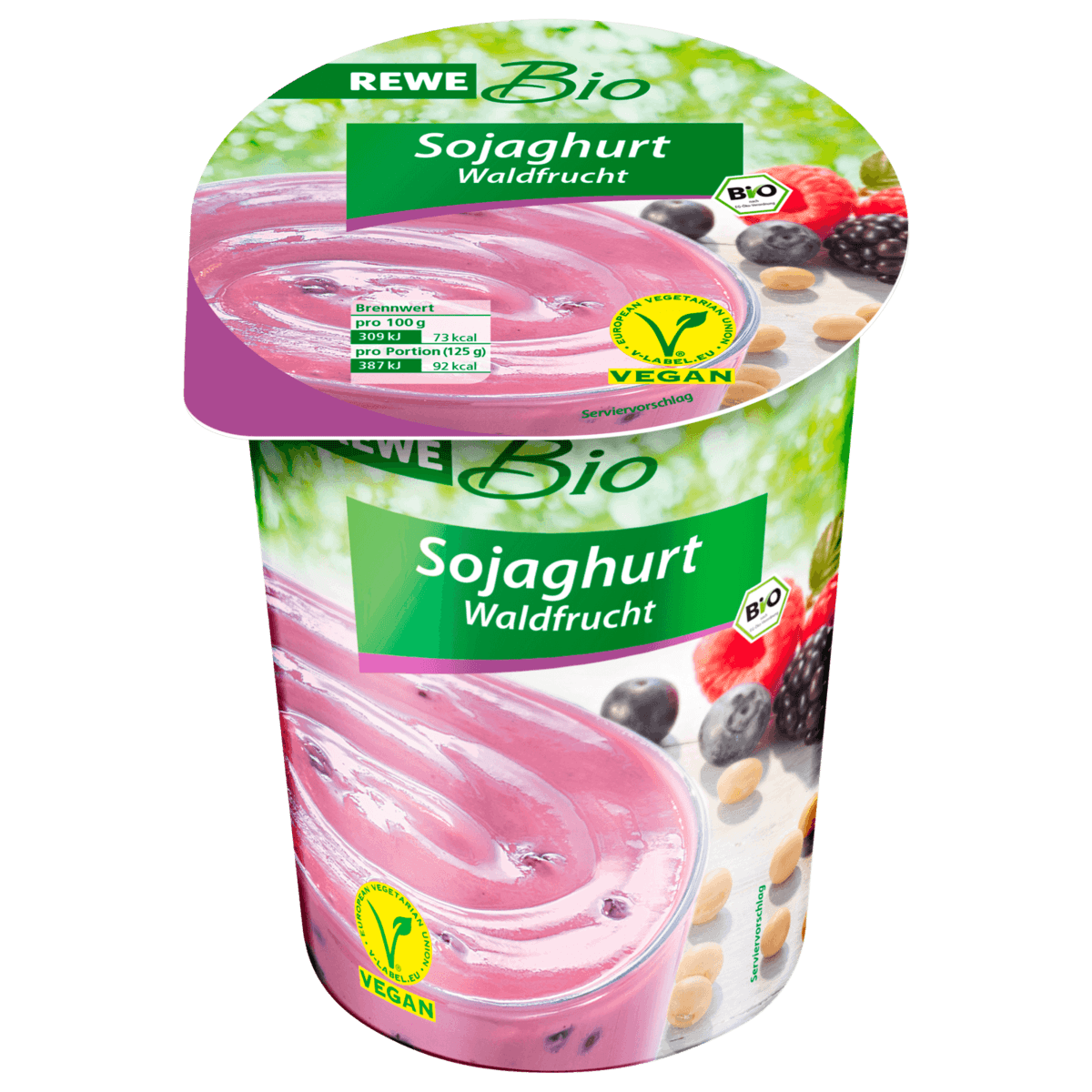 Soja-Joghurtalternative Waldfrucht vegan 500g