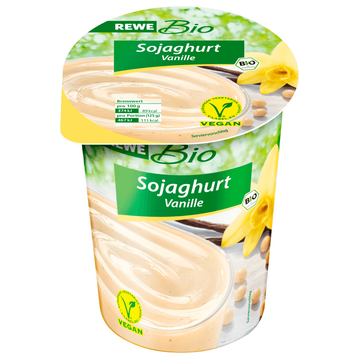 Soja-Joghurtalternative Vanille vegan 500g