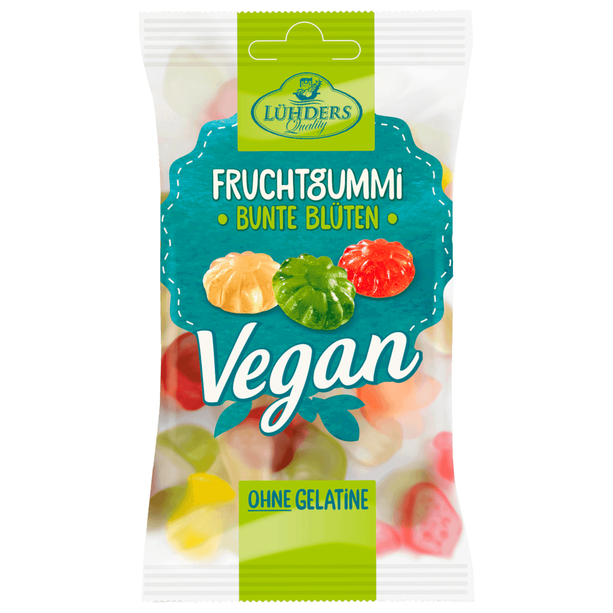 Bunte Blüten vegan 80g