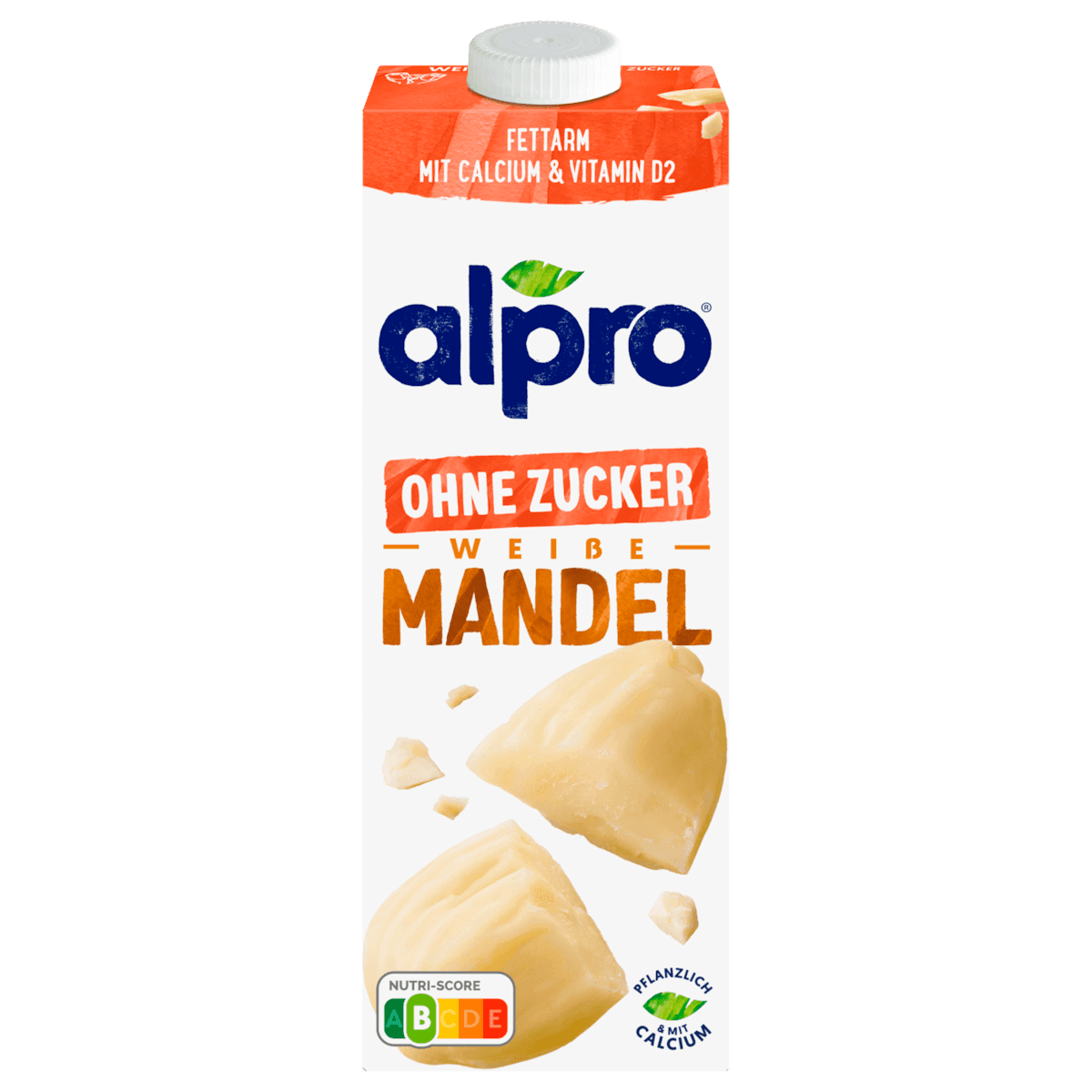 Mandel-Drink Weiße Mandel Ohne Zucker vegan 1l