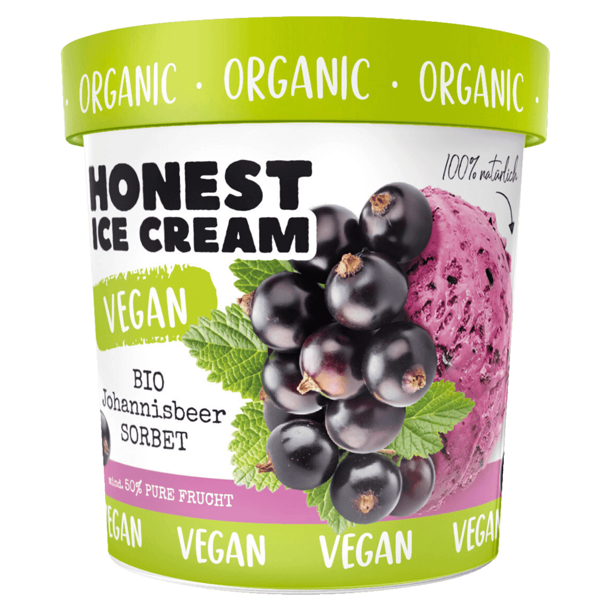 Bio Johannisbeer Sorbet vegan 460ml
