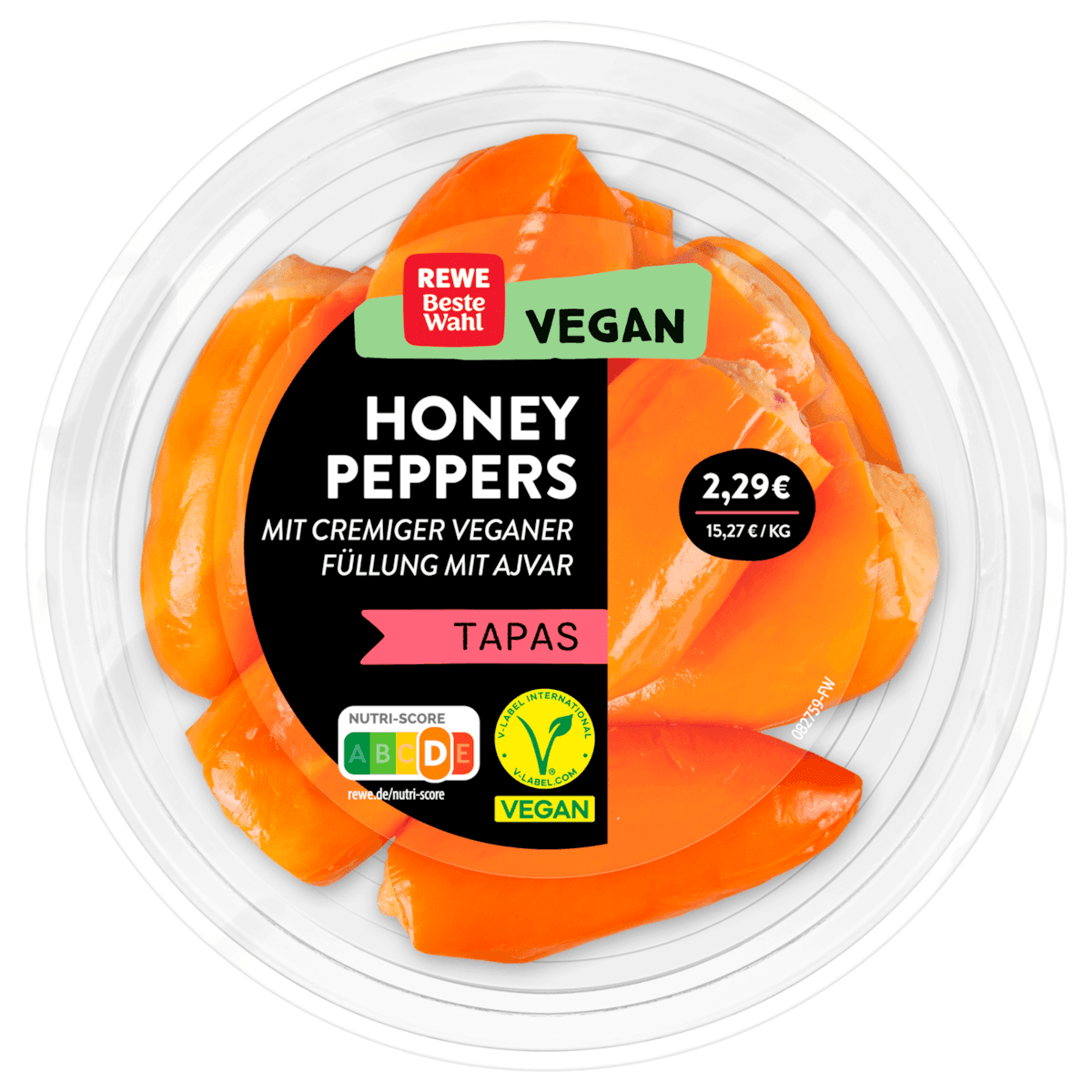 Honeypeppers mit cremiger Füllung & Ajvar vegan 150g