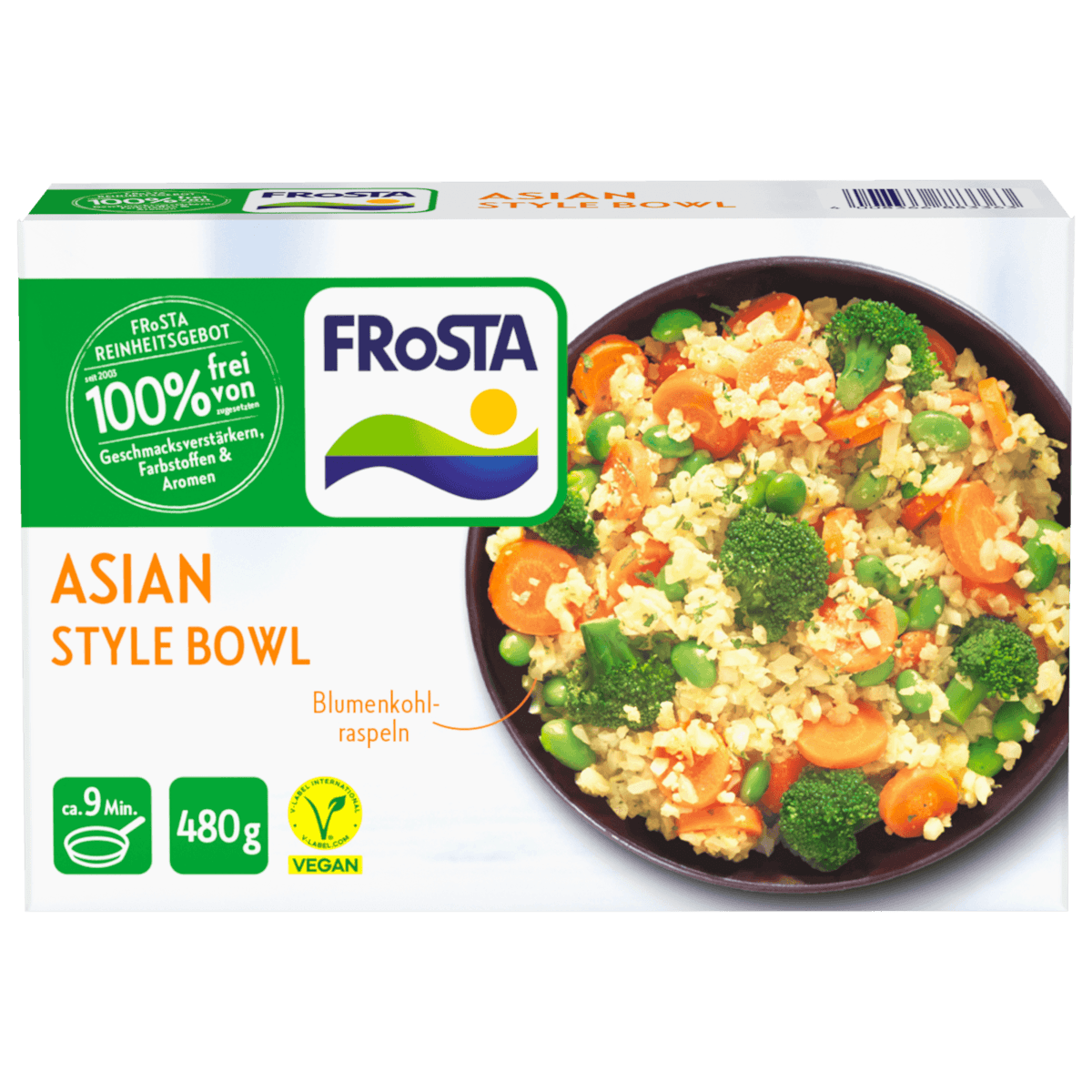 Gemüse Bowl Milder Blumenkohlreis vegan 480g