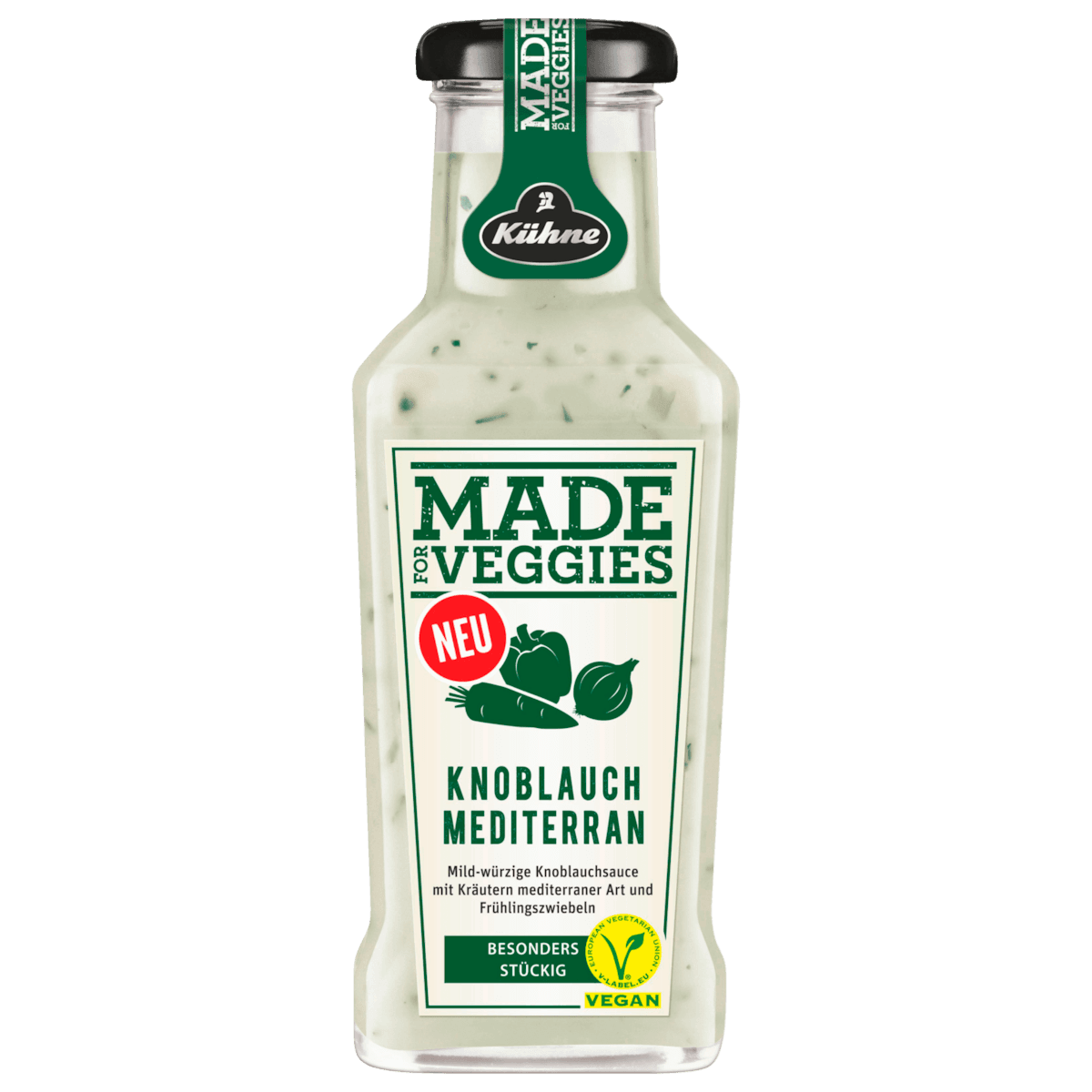 Made for Veggies Knoblauchsauce mediterran vegan 235ml