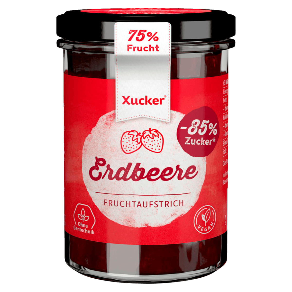 Fruchtaufstrich Erdbeere vegan 220g