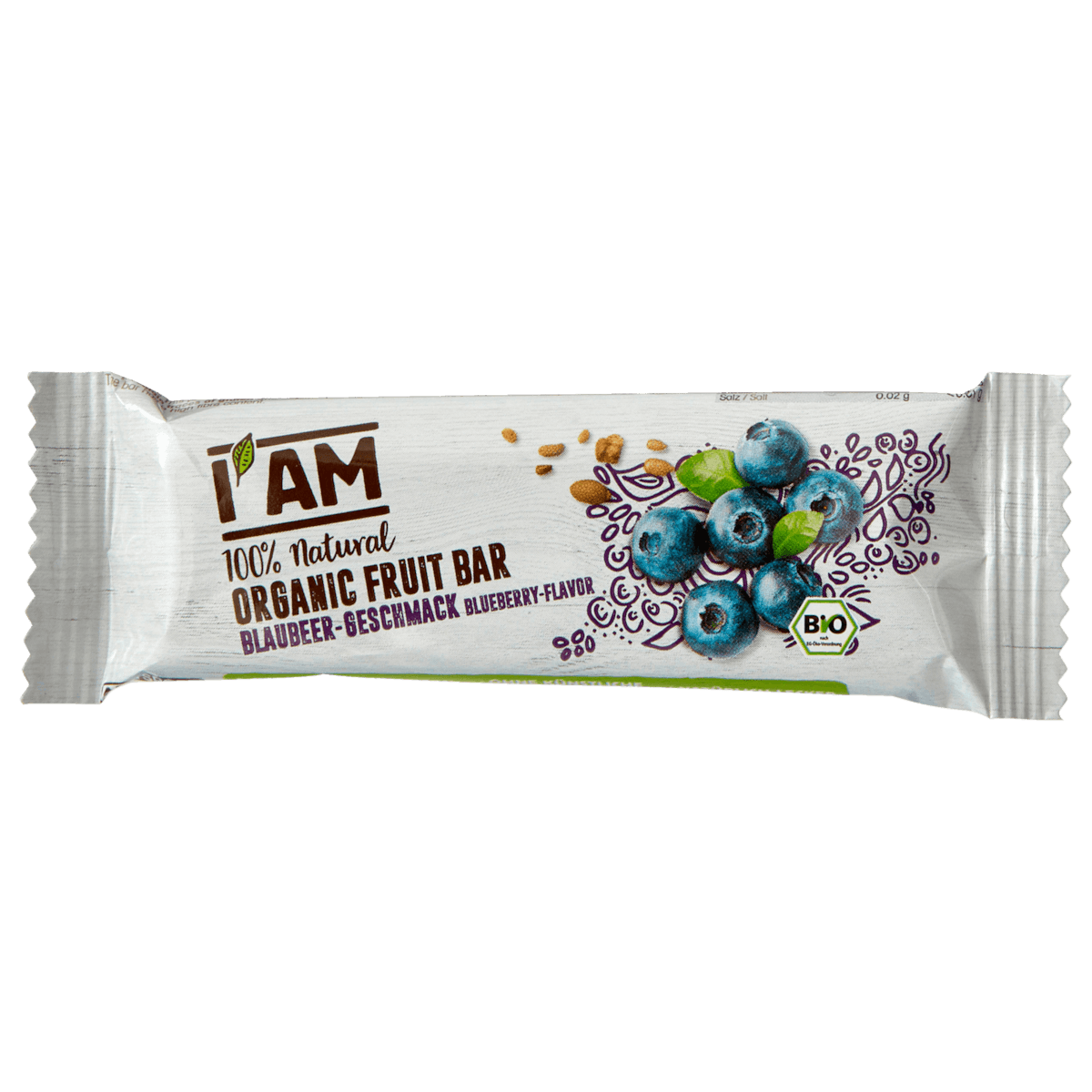 Bio Organic Fruit Bar Blaubeer-Geschmack 40g