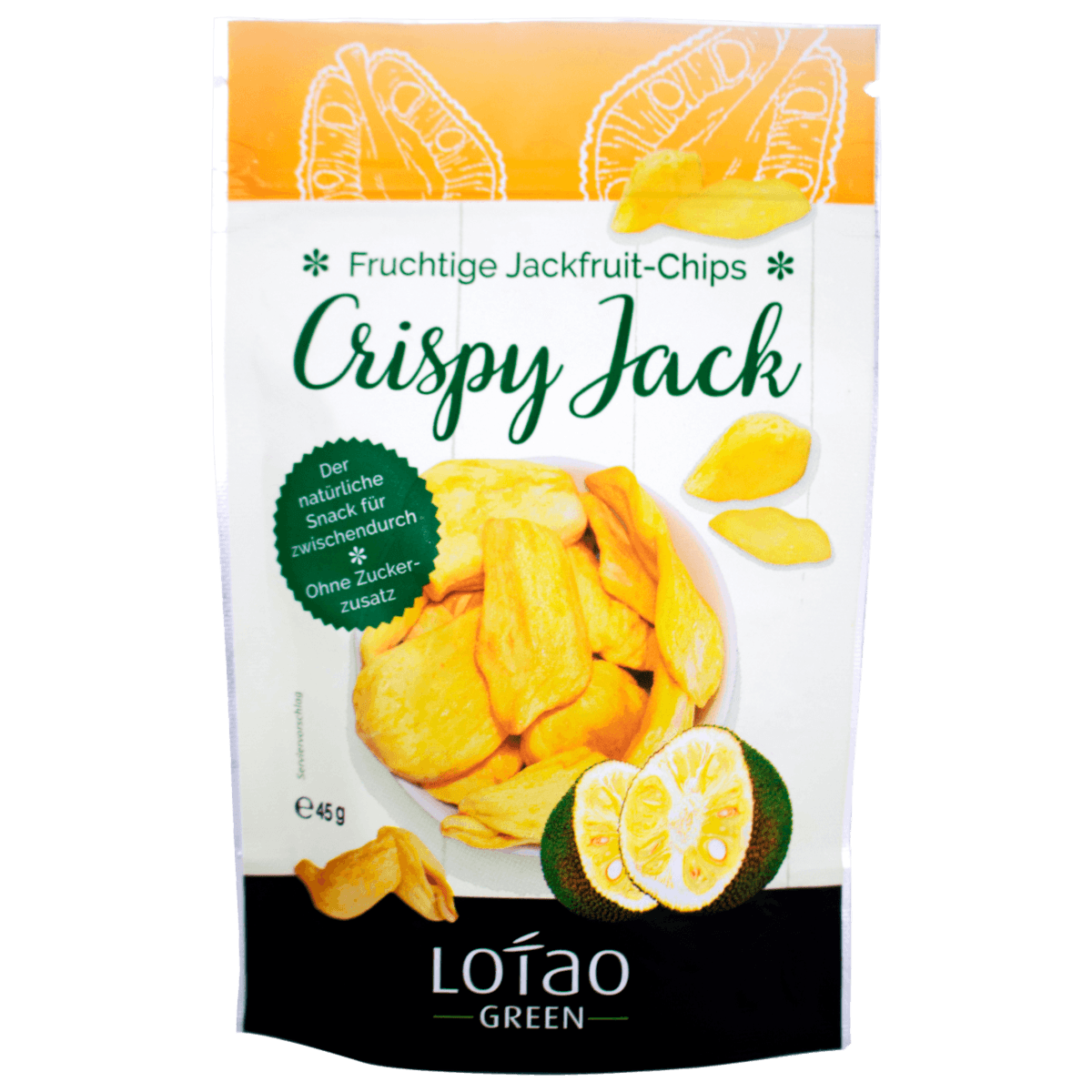 Bio Crispy Jack Jackfruit-Chips 45g