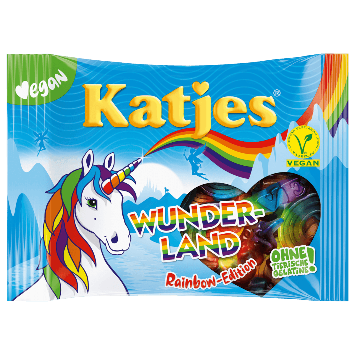 Fruchtgummi Wunderland Rainbow-Edition vegan 200g