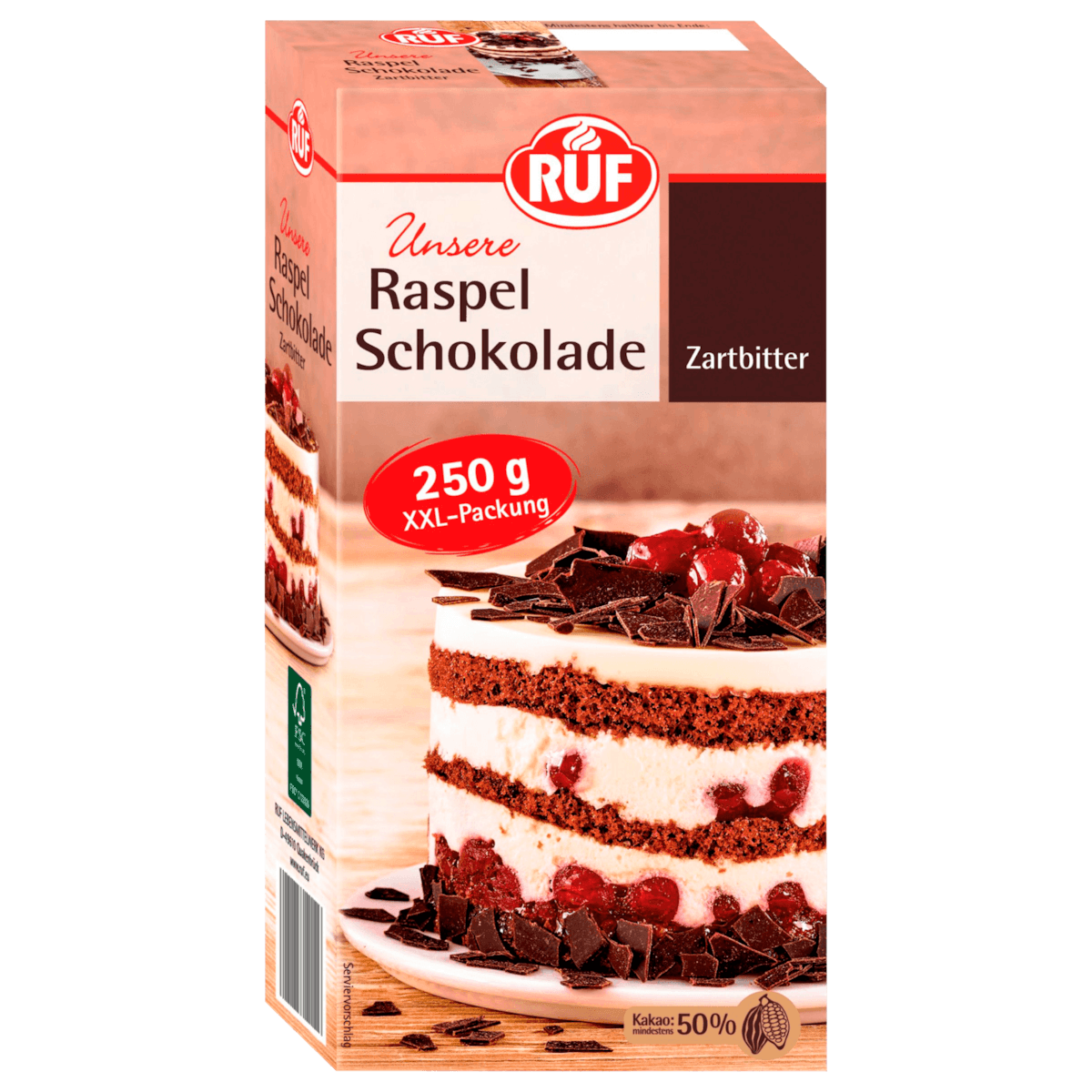 Raspelschokolade Zartbitter 250g