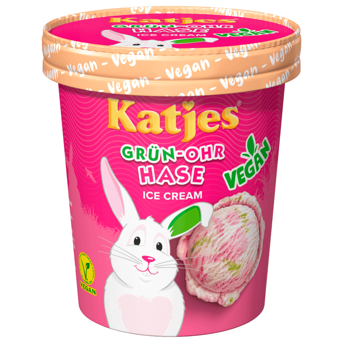 Grün-Ohr Hase Ice Cream vegan 473ml