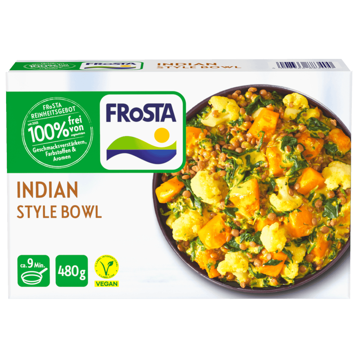 Gemüse Bowl Cremiges Linsen Curry vegan 480g