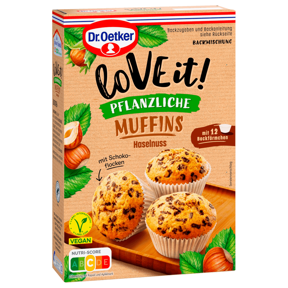 LoVE it! Muffins Haselnuss Backmischung vegan 435g