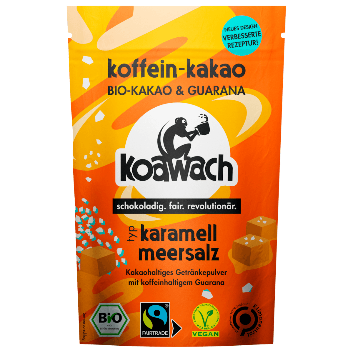 Bio Koffein Kakao Karamell Meersalz vegan 100g