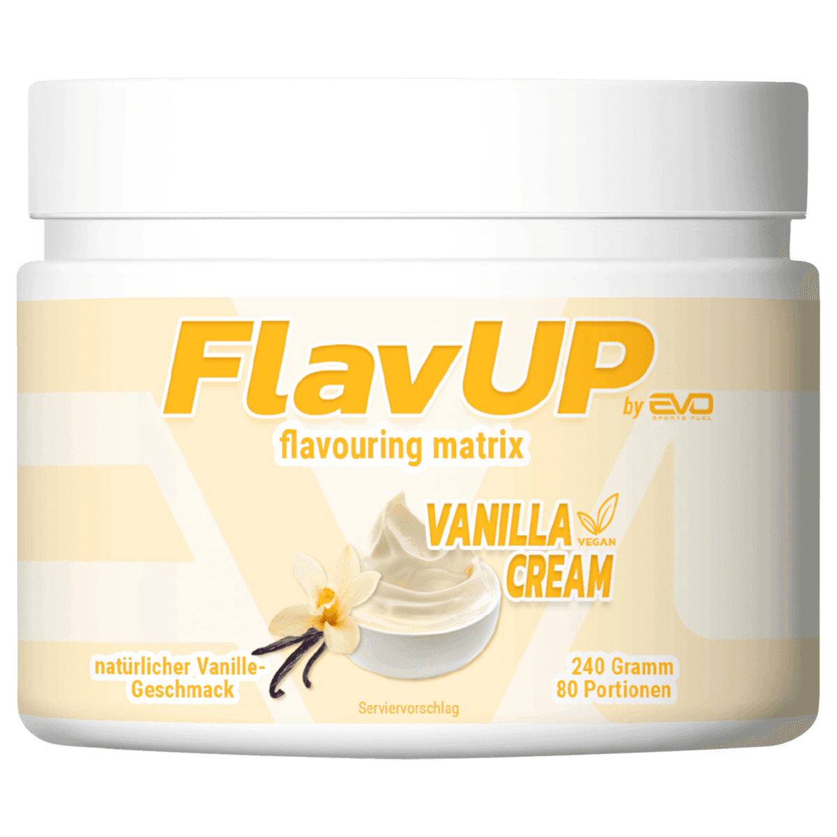 FlavUp by EVO Geschmackspulver Vanilla Cream vegan 240g