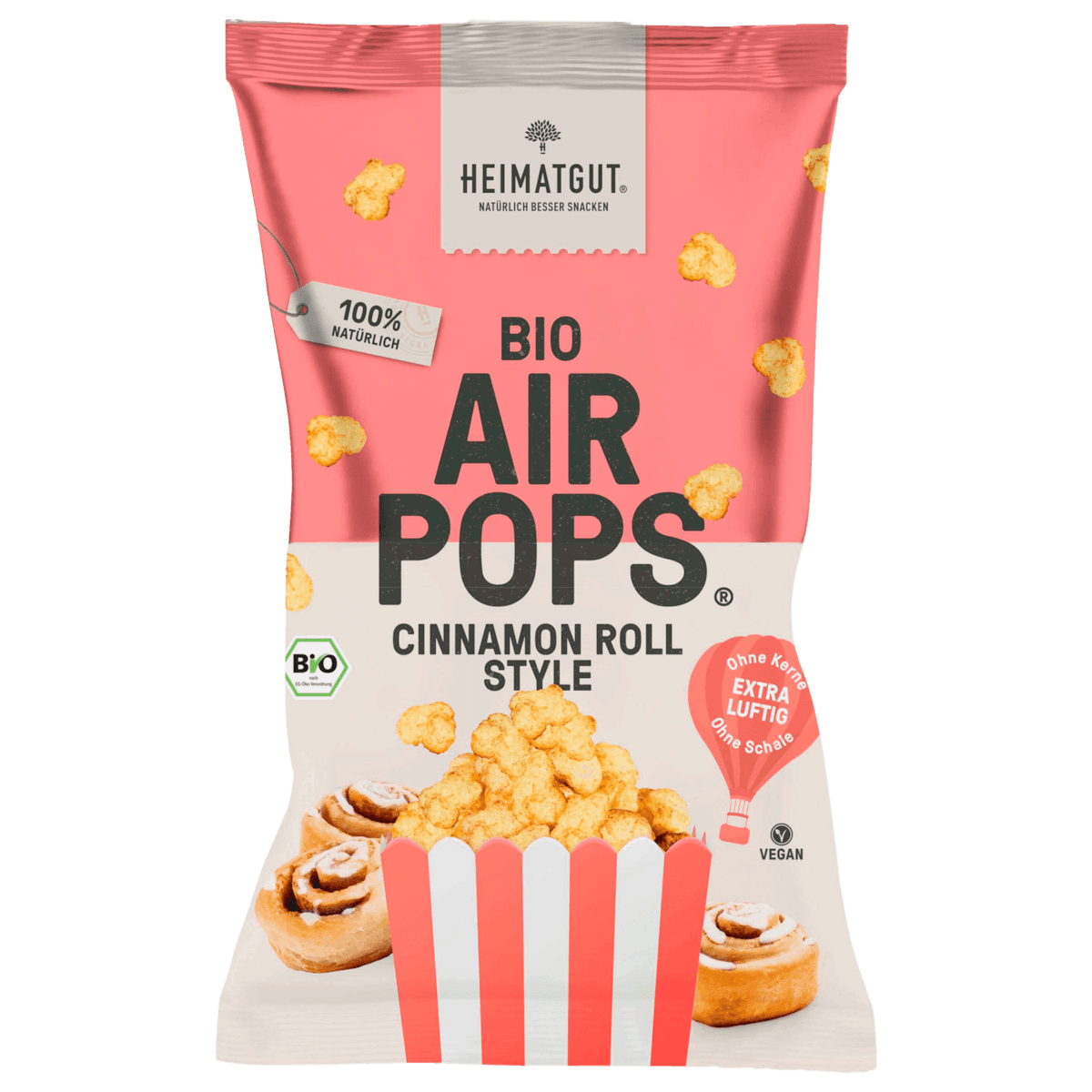 Bio Airpops Cinnamon Roll Style vegan 55g