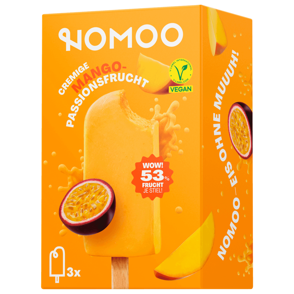 Mango-Passionsfrucht Eis 3x65ml