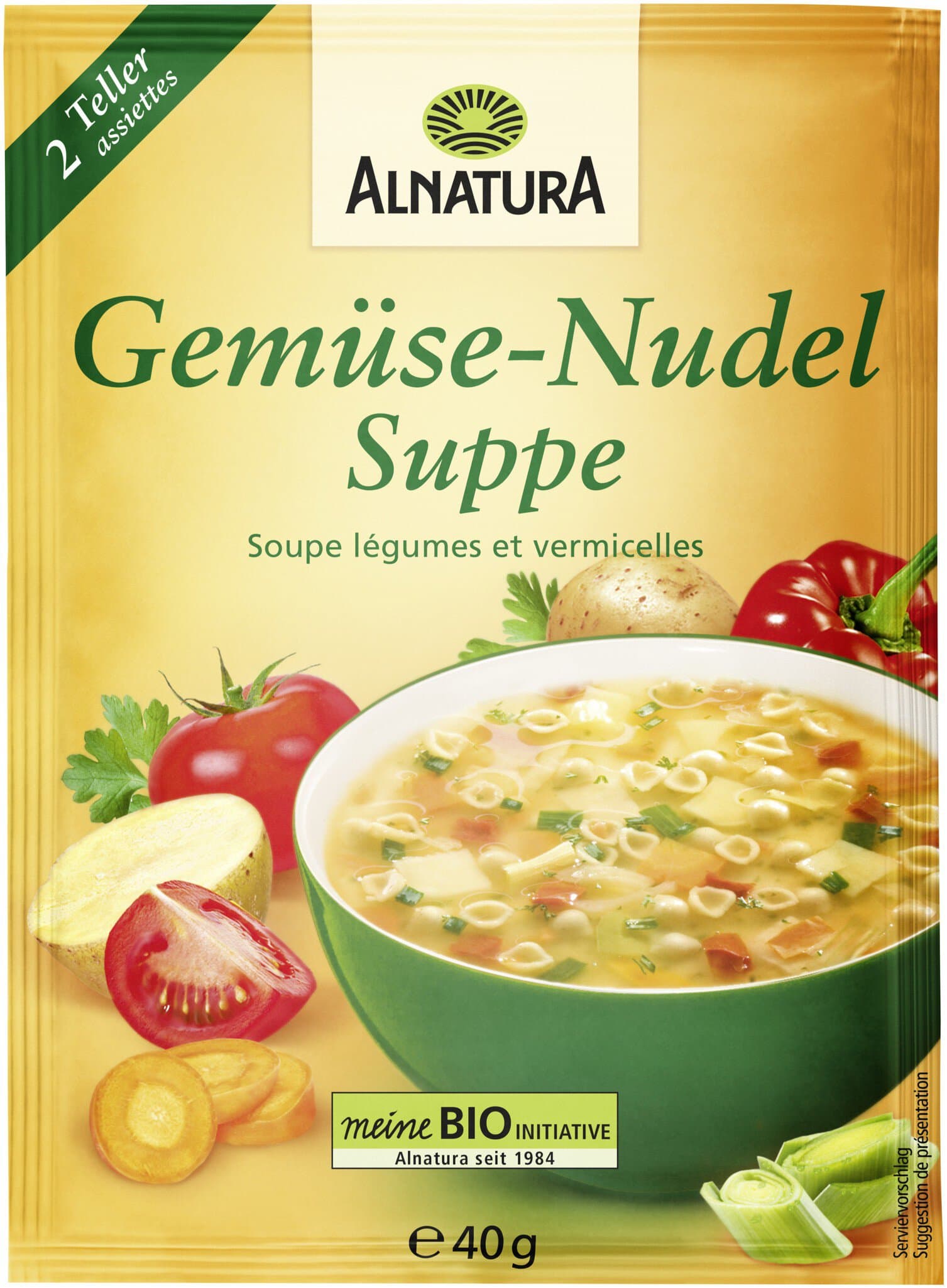 Gemüse-Nudel-Suppe