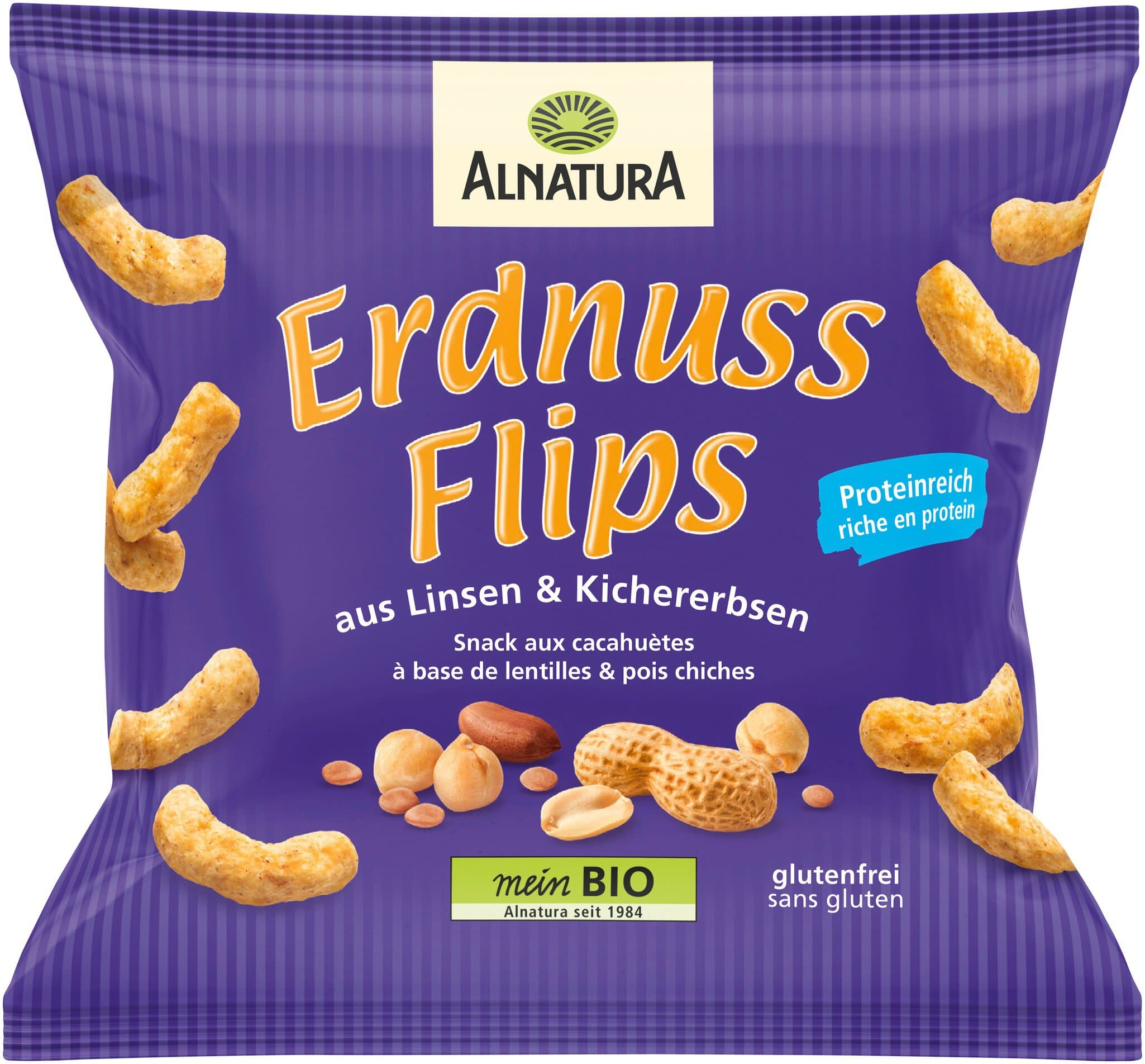 Erdnussflips Linse & Kichererbse