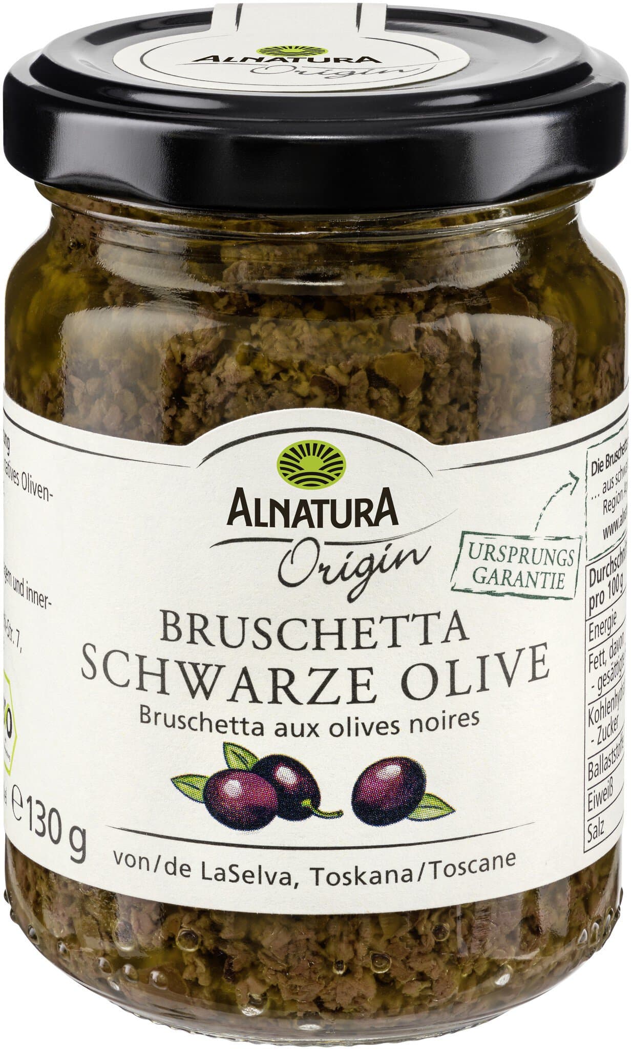 Origin Würzpaste Bruschetta schwarze Olive
