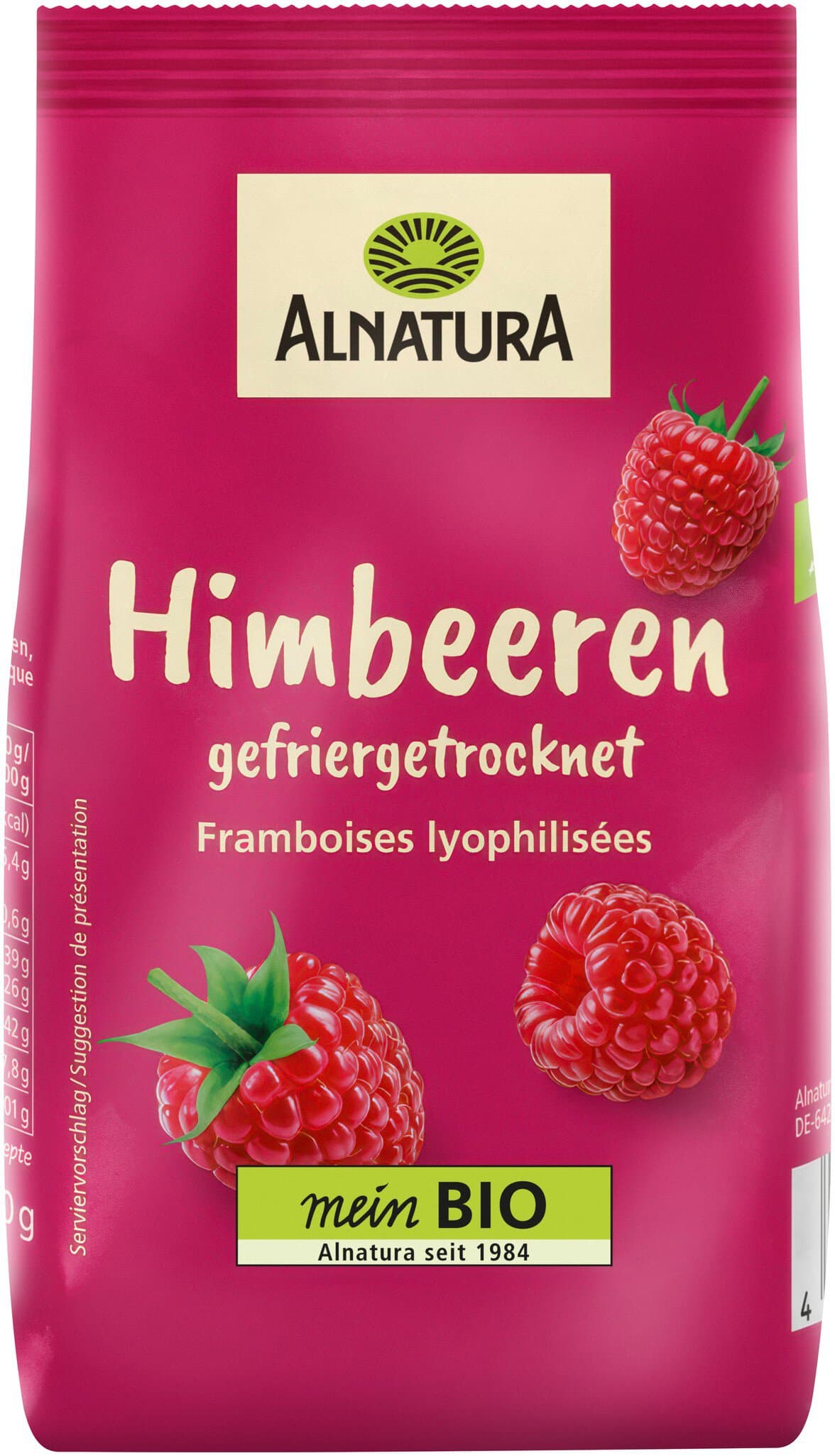 Himbeeren gefriergetrocknet