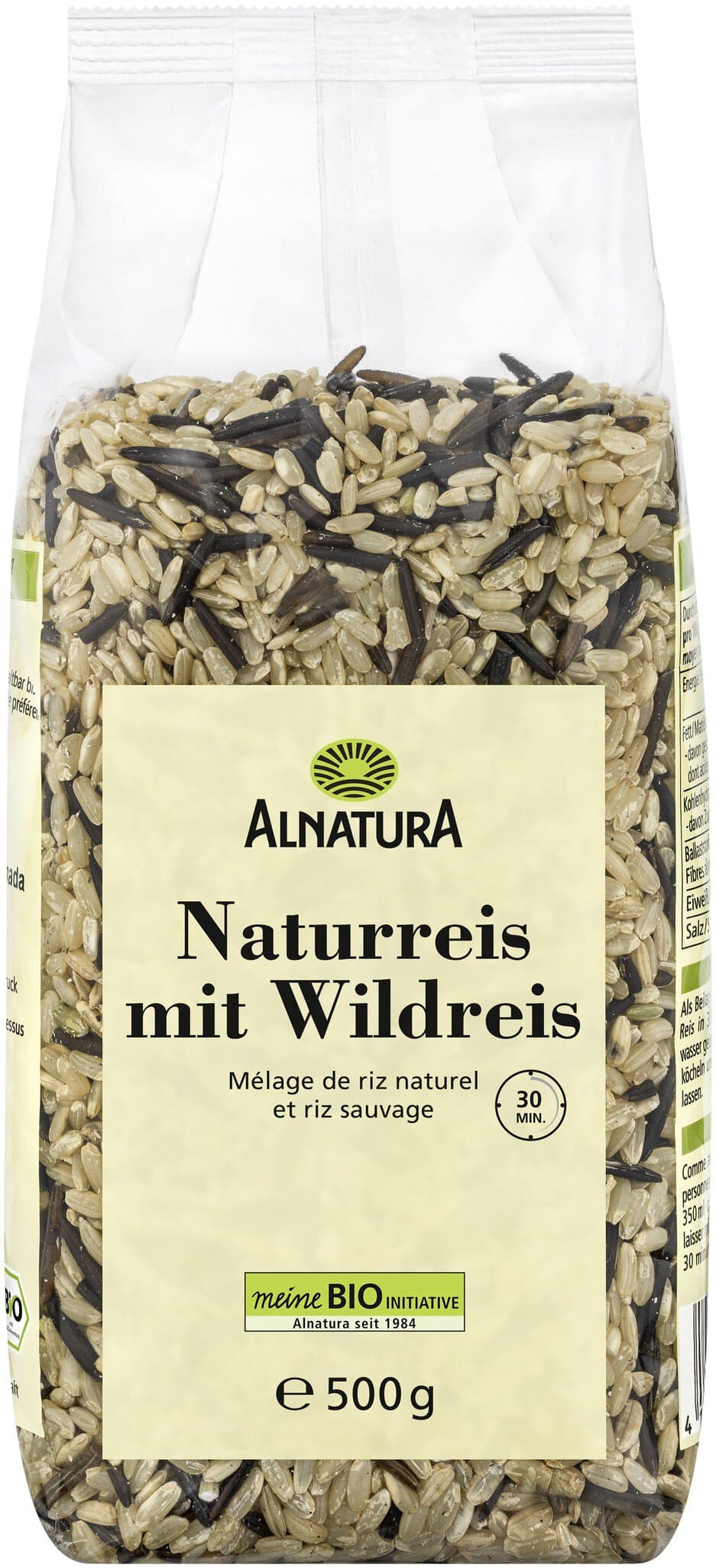 Naturreis mit Wildreis