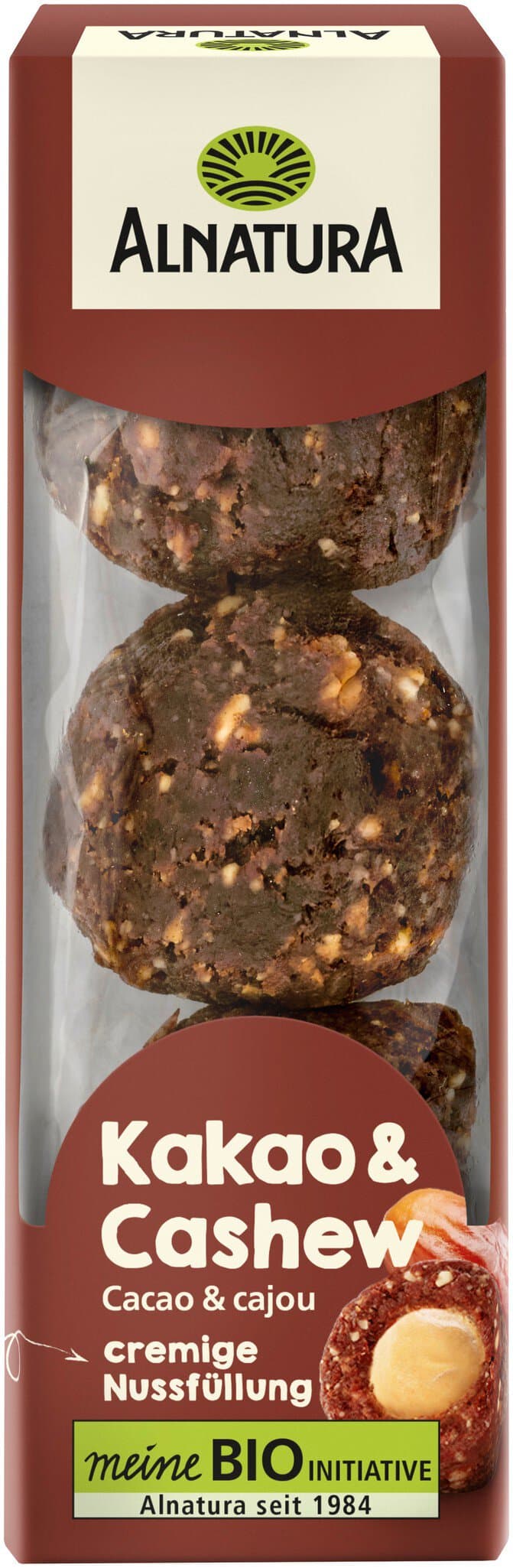 Snack-Kugeln Kakao & Cashew