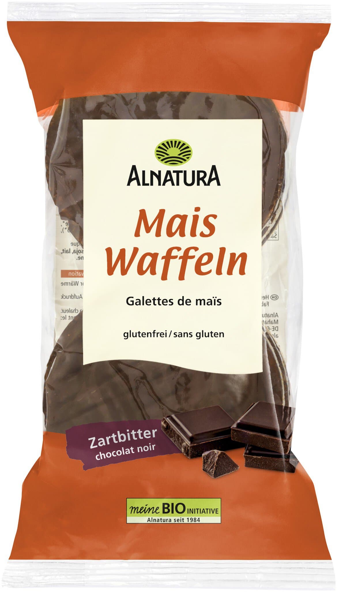 Schoko Maiswaffeln Zartbitter