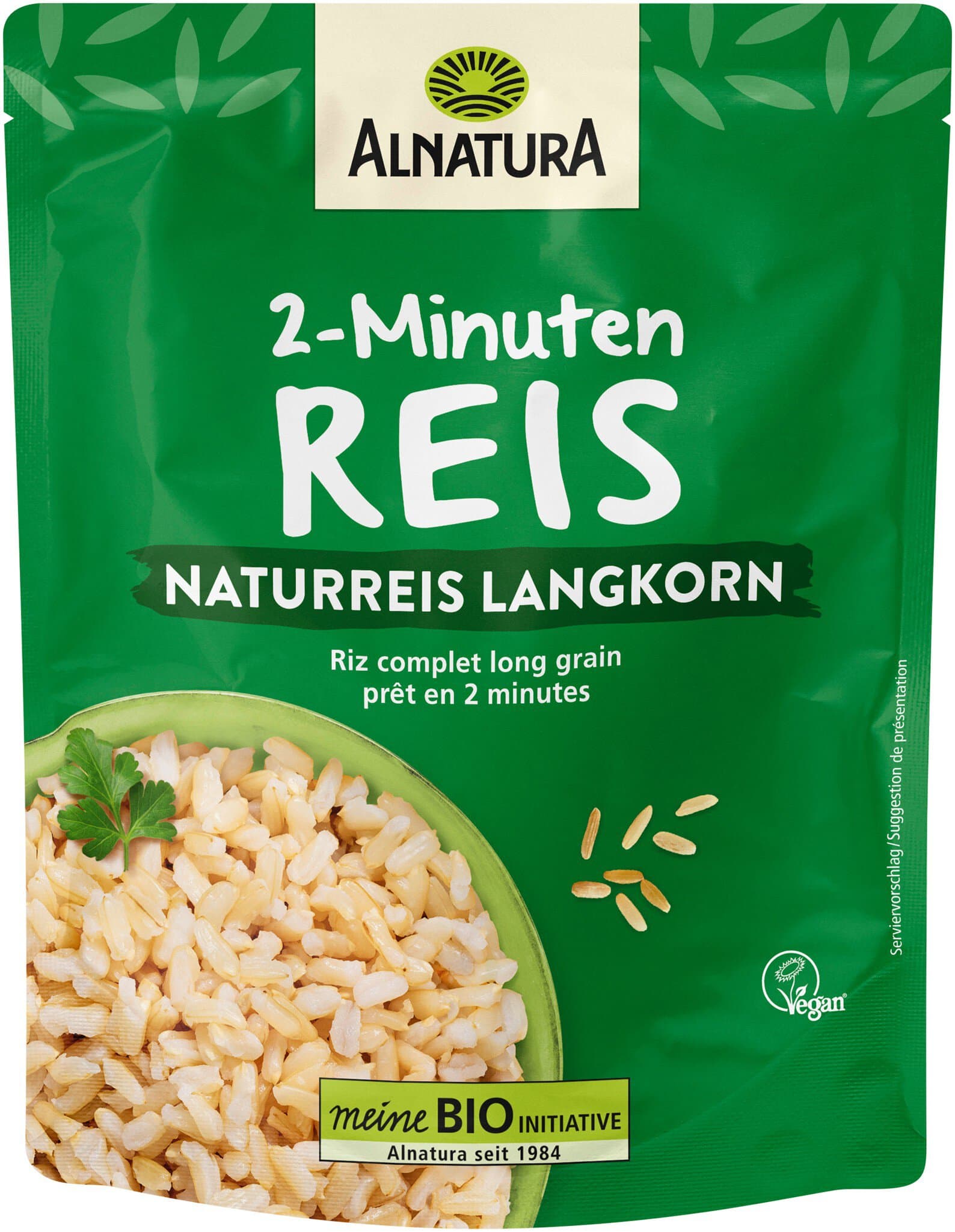 2-Minuten-Reis Naturreis Langkorn