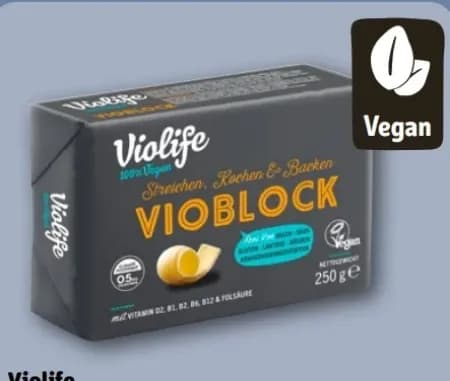 Vegan Vioblock zum Streichen