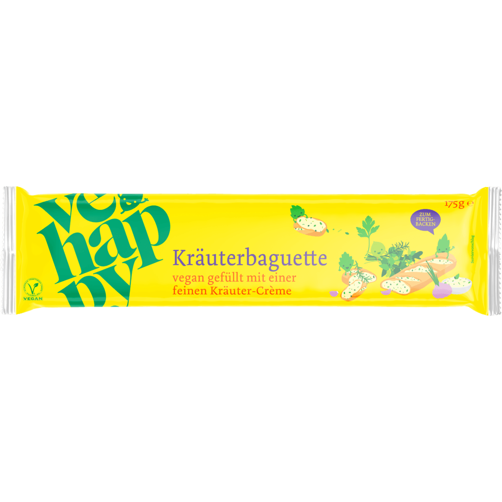 veganes Kräuterbaguette