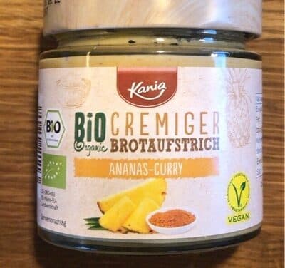 Cremiger Brotaufstrich Ananas-Curry