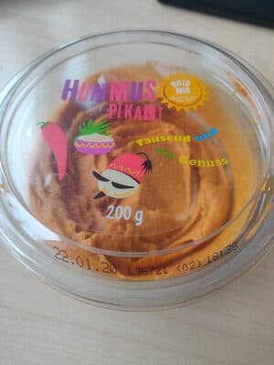 Hummus Pikant