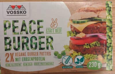 Pea burger