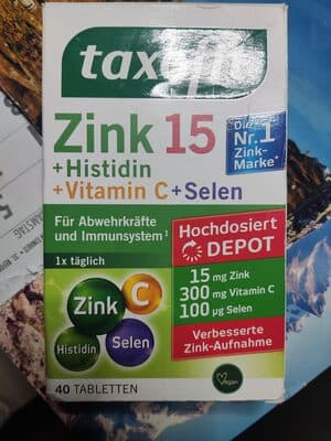 Zink 15 Histidin Vitamin C Selen