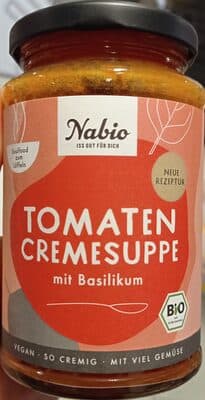 Tomaten Cremesuppe mit Basilikum