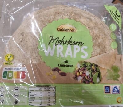 Mehkorn WRAPS mit Leinsamen