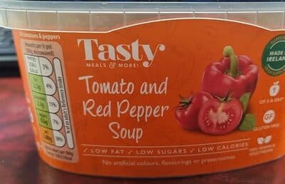 Tomato and red pepper soup