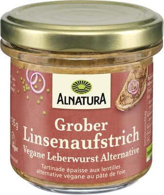 Grober Linsenaufstrich